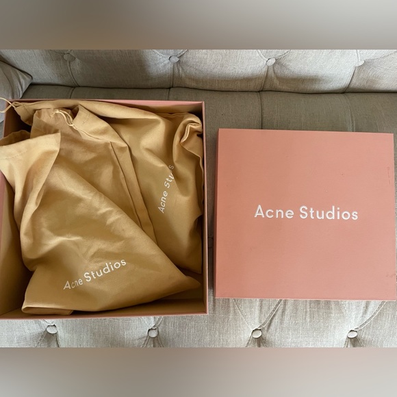 Acne Studios Jemma PointyToe Black Leather Stiletto Heel Bootie - Size 38 (US 8) - Picture 5 of 16